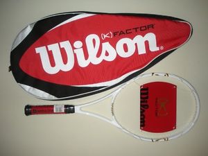WILSON [k] FACTOR GOLD LIMITED EDITION VENUS TENNIS RACQUET 4-3/8