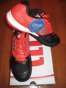 Wilson Mens Rush Pro 2.0 Tennis Shoes - Red/Black/White - WRS319100 - Brand New!