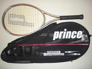 PRINCE MORE PERFORMANCE GAME OS 110 TENNIS RACQUET 4 1/4  (NEW PRINCE STRINGS)