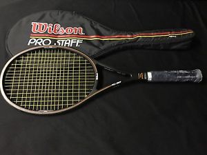 WILSON PRO STAFF 6.0 MIDSIZE 85 TENNIS RACQUET 4 1/2 ST. VINCENT  WI Graphite