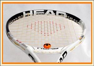 HEAD SPEED ELITE DJOKOVIC 4 1/8 TENNIS RACQUET WITH HYBRID GUT PRO STRING