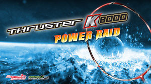 VICTOR TK8000  badminton racket + string + sock  THRUSTER K 8000  3UG5 free ship