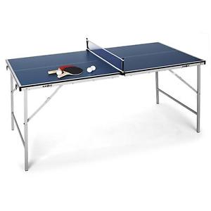 SET TENNIS DE TABLE 2x RAQUETTE PING PONG INTERIEUR EXTERIEUR PORTABLE PLIABLE