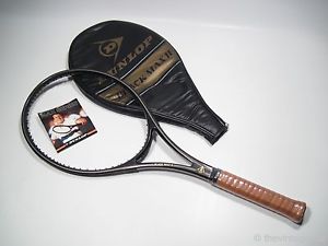 DS NOS 1980s DUNLOP BLACK MAX II Tennis Racket 400i Blue McEnroe Plus VTG NEW