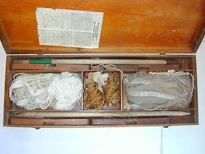 Spalding Boxed Badminton Set - Vintage Deck Tennis Set - Box 36
