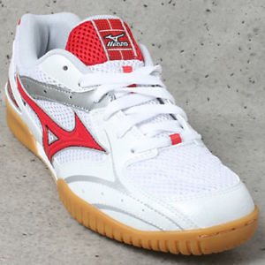 Mizuno Japan Men's Cross Match Prio Table Tennis Shoes 81GA1430 Ping Pong Red