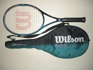 WILSON PRO STAFF 6.0 DUAL TAPER 95 MP TENNIS RACQUET 4 5/8  (NEW STRINGS)