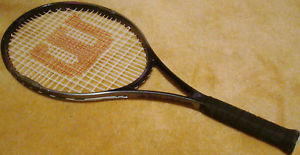 WILSON NEMESIS GRAPHITE TENNIS RACQUET OVERSIZE 4 1/2 GRIP SIZE GOOD RACKET