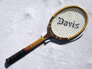 TAD Davis Imperial Deluxe VTG wood racquet racket tennis 4L