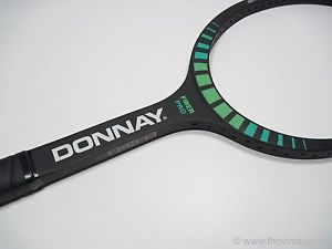 NOS 1980s DONNAY FIBER PRO Wood Tennis Racket Borg BJ Bertolucci Vtg Classic