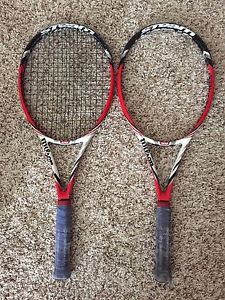 (2) USED Wilson Steam 99 Racquets 4 3/8 Grip (1@9 Condition / 1@6.5 Condition)