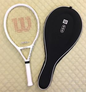 WILSON N1 FORCE SUPER OVERSIVE 125SQ" 16X20 GRAPHITE TENNIS RACKET W/CASE 4 3/8