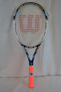 Wilson Juice 100 4 3/8 Tennis Racquet With Pre-Installed Wilson Pro Overgrip