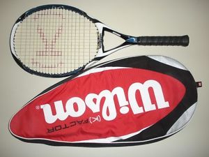 WILSON K-FACTOR K-FOUR OS 112  K4 K-4 TENNIS RACQUET 4 3/8