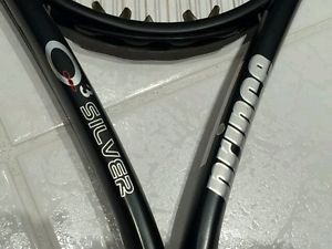 New Prince O3 Silver Oversize Tennis Racquet Titanium Tungsten Carbon 285 Swing