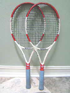 Lot of 2Wilson SIX ONE 95S 18x16 Tennis Racquets 4 3/8, No.3 #HA14