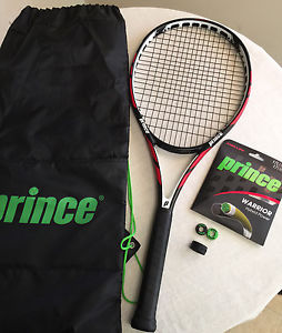 Prince Warrior 100 Tennis Racquet 4 3/8" (9.9 out of 10)  FREE shipping + extras