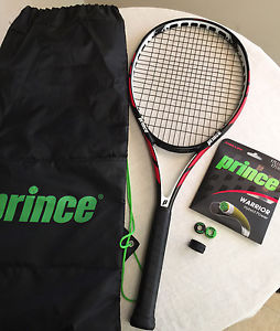 Prince Warrior 100 Tennis Racquet 4 3/8" (9.9 out of 10)  FREE shipping + extras