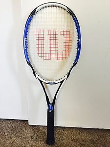 Wilson [K] Zero Strung Performance Value Tennis Racket Red/Black  4 1/2