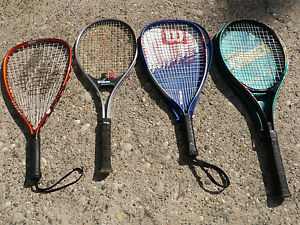 TENNIS & RACKETBALL RACKETS EXCELLENT CONDITION