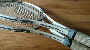 Lot of 2 Prince Triple Threat Warrior Tennis Racket Racquet Tungsten 4 5/8