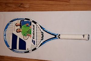 BABOLAT DRIVE LITE (strung) Tennis Racquet Powered by WOOFER 4 1/4
