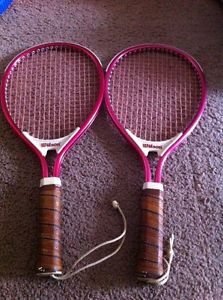 Wilson Super shot  Racquet CO85 Set Of (2) Pink