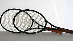 Pair of Vintage Original Prince Graphite Series 110 Tennis Racquet 4-3/8