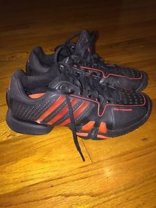 Mens Adidas Adipower Barricade Size 7.5 Black/Orange