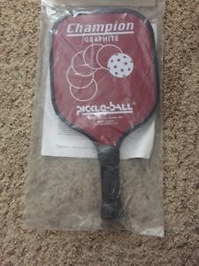 PICKLE-BALL Champion Graphite Pickleball Paddle Red 4