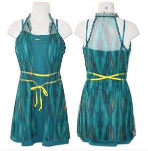 NWT $110 Nike Golden Set Dress-Size L (Maria Sharapova @ US Open)