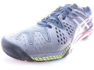 Asics Gel-Resolution Mens Tennis Shoes Charcoal/Gray/Black/Silver Size 11.5