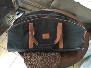 NEW Prince Classic Racquet Bag 12 Pack Tennis Bag Black / Tan Canvas $120