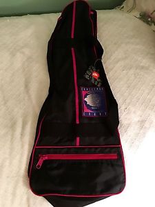 Nike Challenge Court Agassi New Tennis Bag Black And Hot Lava