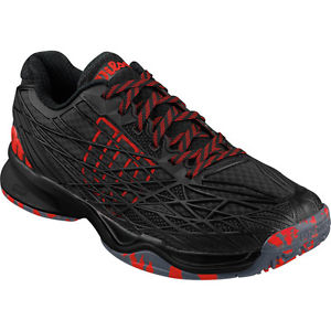 Men's Red/ Black Wilson Kaos tennis shoes size 8.5