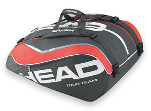 Head Tour Team 2015 Monstercombi 12 Pack Charcoal Tennis Bag*