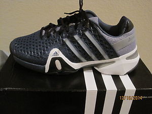BNIB MENS ADIDAS ADIPOWER BARRICADE 8+ TENNIS SHOE SIZE 10.5