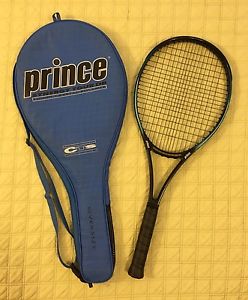 PRINCE SYNERGY TOUR DB MIDPLUS GRAPHITE TENNIS RACKET MINT W/CASE NEW 4 1/2 GRIP
