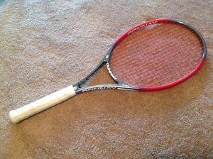 DONNAY X-Red 99 Tennis Racket 4 1/2 Strung Courier Blake Borg