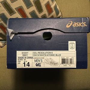 Men's Asics Gel-Resolution 6, Size 14
