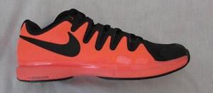 NIKE mens size 11.5 Zoom Vapor 9.5 Tour black hot lava 631458 801 tennis shoes