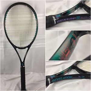Dunlop Revelation Tennis Racket 95 ISIS Size 4 1/2 Grip Mint YGI