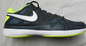 NIKE Air Vapor Advantage mens 12 charcoal gray volt yellow tennis shoes 599359