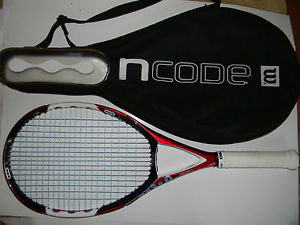 Wilson NCODE N5 FORCE 98 Inch Tennis Racquet 4-1/2 GRIP  W/COVER -  EXCELLENT