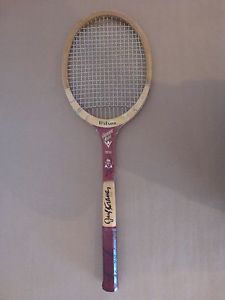 Wilson Jack Kramer Autographed Tennis Racquet Vintage RARE Bobby Riggs Emerson