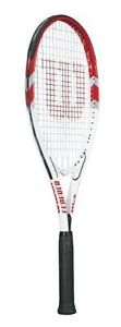 Wilson Federer Adult Strung Tennis Racket, 4 3/8
