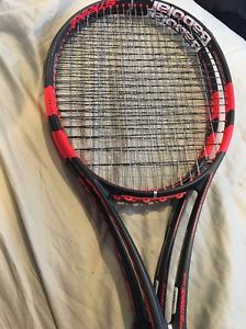 Babolat Pure Strike Lot Of Two Both Strung Hybrids 4 3/8