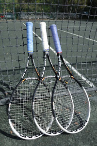Three Head Speed Elite Tennis Raquets