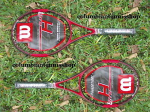 Two Wilson Hyper Hammer H Blaze HBlaze rackets Game of Love sting/case promo 3 4