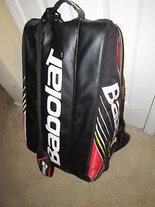 BABOLAT AERO RED LINE NADAL SIGNATURE ISOTHERMAL COMPARTMENT RACQUET TENNIS BAG